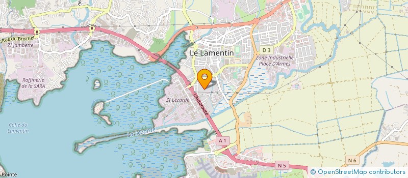 localisation de l'entreprise SNC A5R INDUSTRIES  LE LAMENTIN