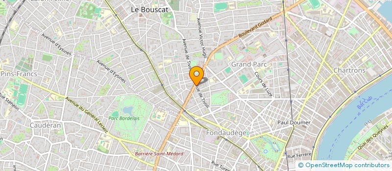 localisation de l'entreprise SNC AB INVEST à BORDEAUX