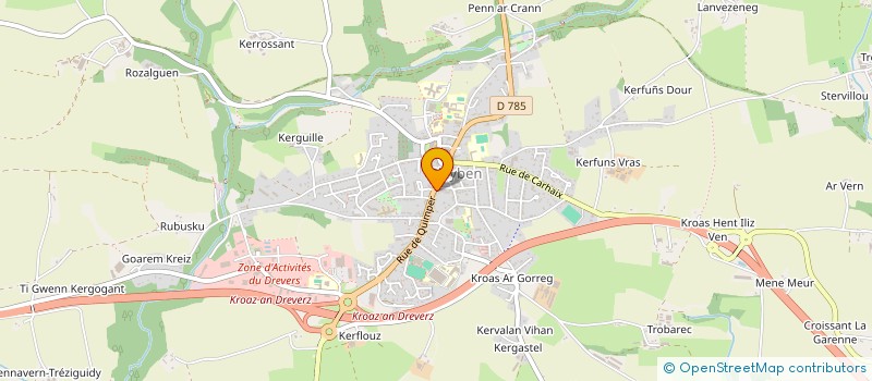 localisation de l'entreprise SNC ABLIN-LABOUS  PLEYBEN