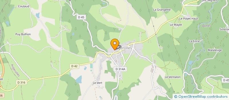 localisation de l'entreprise SNC ADAM  AUGEROLLES