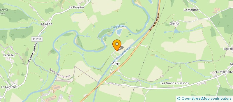 localisation de l'entreprise SNC AFFUTAGE CHAUFFAGE SANITAIRE à RIGNY-SUR-ARROUX