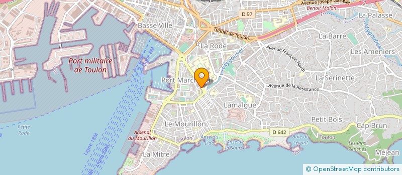 localisation de l'entreprise SNC AGEFI ET CIE à TOULON