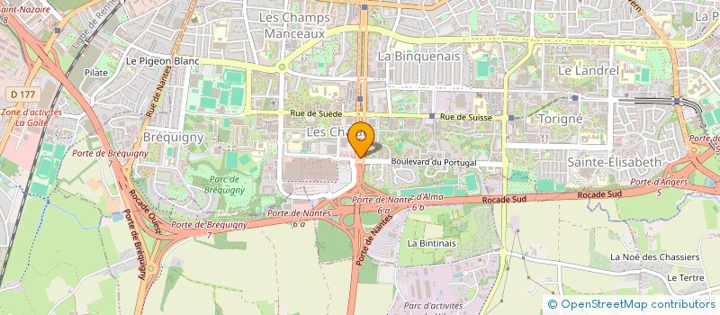 localisation de l'entreprise SNC AGNEAUX  RENNES