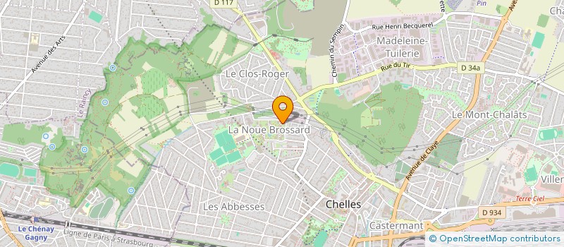 localisation de l'entreprise SNC AGO AMOETCHIE à CHELLES