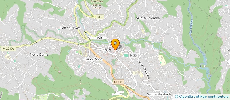 localisation de l'entreprise SNC ALBANESE ORLANDO ET ALBANESE LAURENT à VENCE