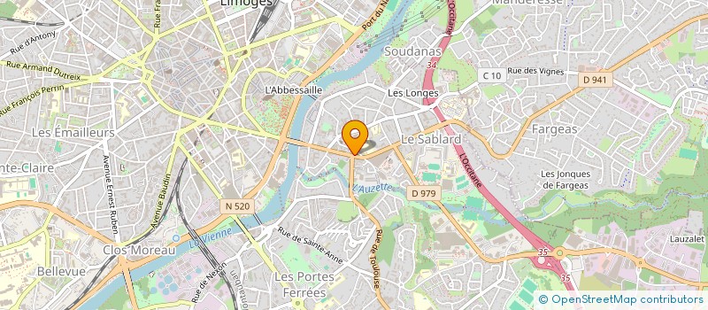localisation de l'entreprise SNC ALBENQUE ET CIE à LIMOGES