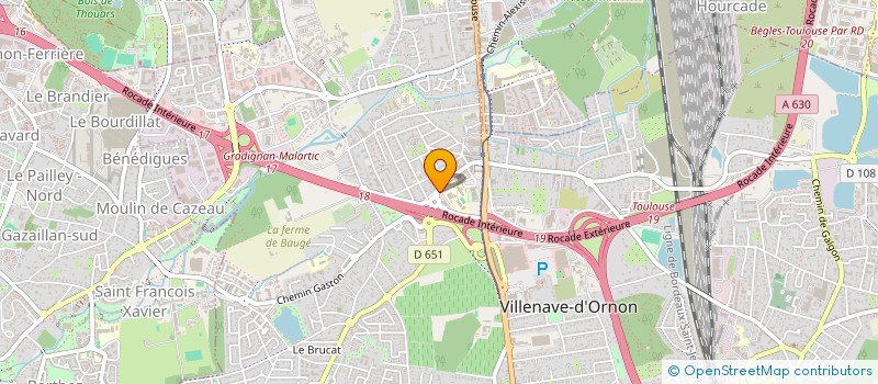 localisation de l'entreprise SNC ALIOT ET CIE  VILLENAVE-D'ORNON