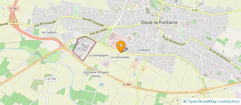 localisation de l'entreprise SNC ALLAIN ET PERICHOU à DOUE-EN-ANJOU