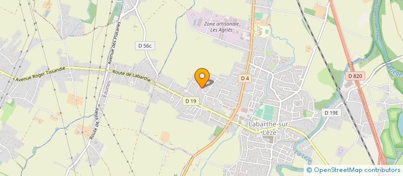 localisation de l'entreprise SNC ALVES HENRIQUES à LABARTHE-SUR-LEZE