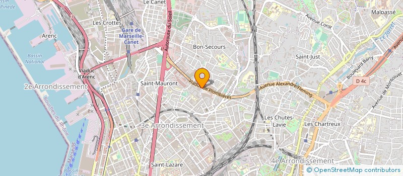 localisation de l'entreprise SNC AMATO ET CIE à MARSEILLE