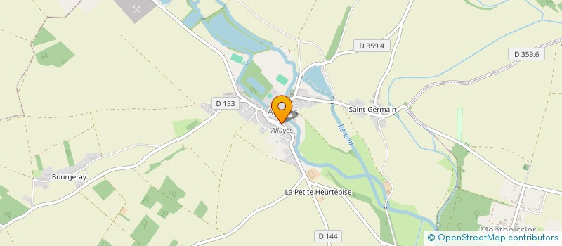 localisation de l'entreprise SNC AMPC à ALLUYES