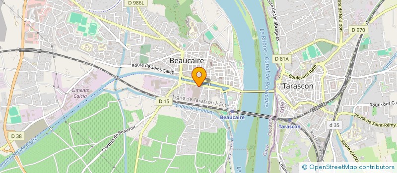 localisation de l'entreprise SNC ANCRE à BEAUCAIRE