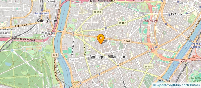 localisation de l'entreprise SNC ANDRE DUHAMEL ET CIE à BOULOGNE-BILLANCOURT