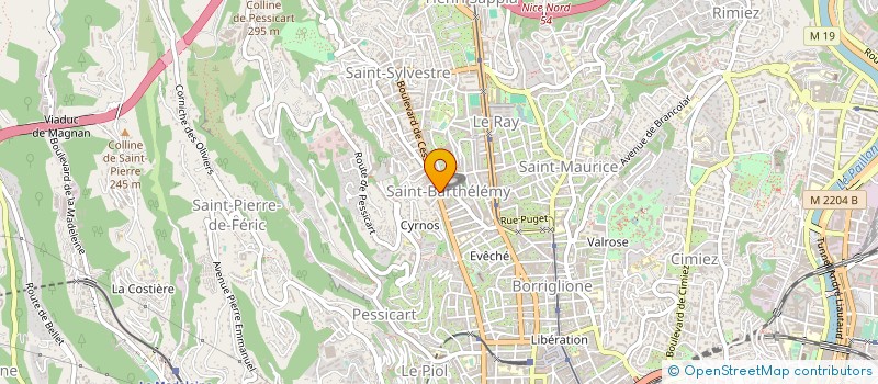 localisation de l'entreprise SNC ANDROVANDI CROLOTTE à NICE