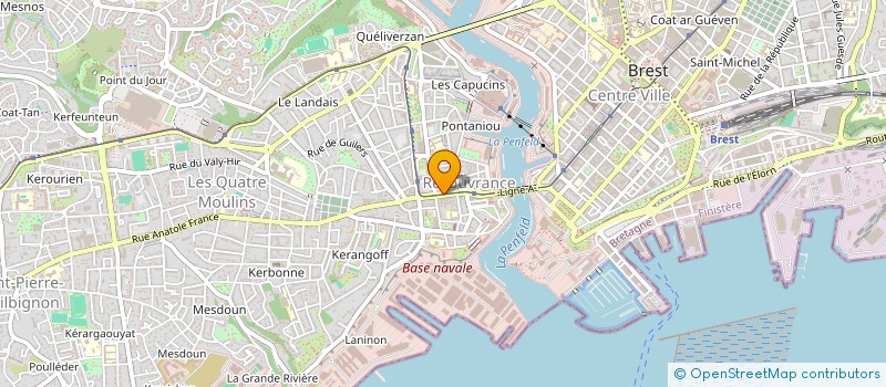 localisation de l'entreprise SNC ANGEL 29 à BREST