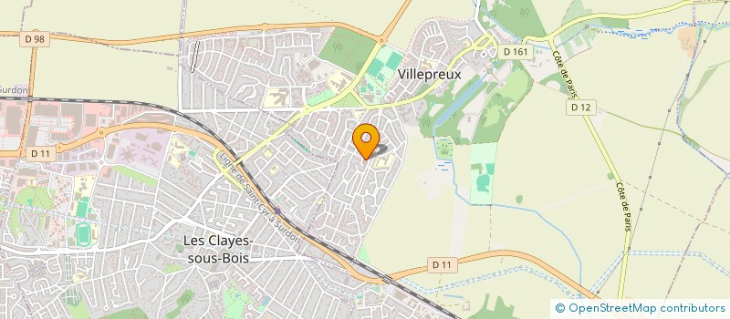 localisation de l'entreprise SNC ANNICK DUPONT CATHERINE DUPONT  VILLEPREUX