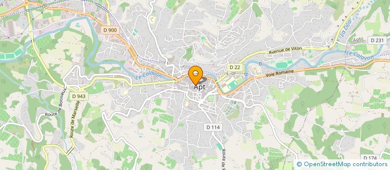 localisation de l'entreprise SNC APTANETT à APT