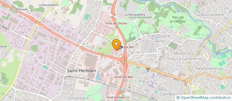 localisation de l'entreprise SNC ARBRISSEL  SAINT-HERBLAIN