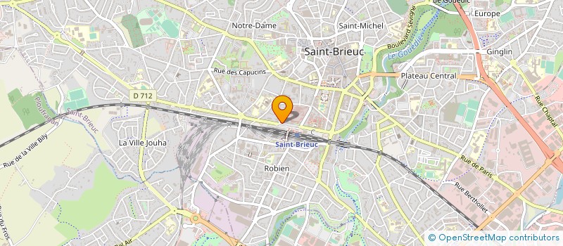 localisation de l'entreprise SNC AREL à SAINT-BRIEUC