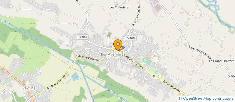 localisation de l'entreprise SNC ARGELIER CHRISTOPHE  LES AVENIERES VEYRINS-THUELLIN