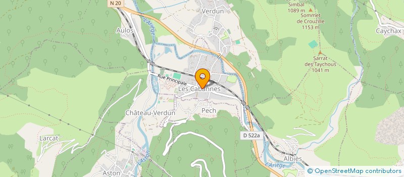localisation de l'entreprise SNC ARIEGE TRADITION à LES CABANNES