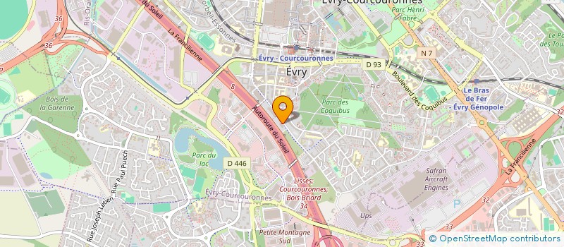 localisation de l'entreprise SNC ARIMO  EVRY-COURCOURONNES