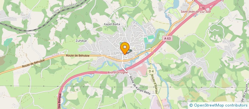 localisation de l'entreprise SNC ARRUEBARRENA à URRUGNE