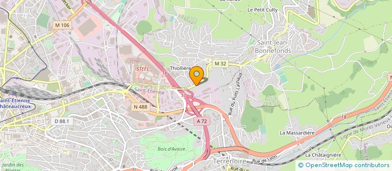 localisation de l'entreprise SNC ARSAC CHANIN  SAINT-JEAN-BONNEFONDS