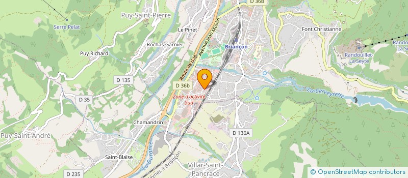 localisation de l'entreprise SNC ART & ELEC à BRIANCON