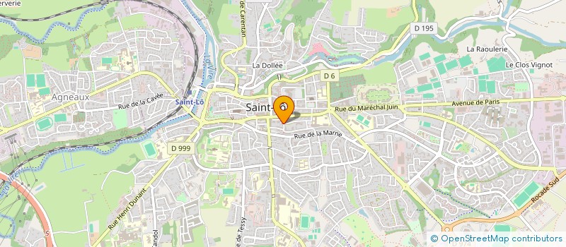 localisation de l'entreprise SNC ARTUR MENARD  SAINT-LO