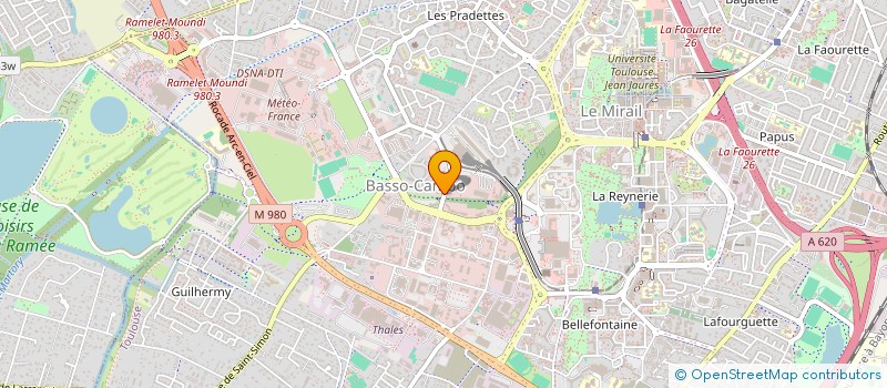 localisation de l'entreprise SNC ARZAC à TOULOUSE