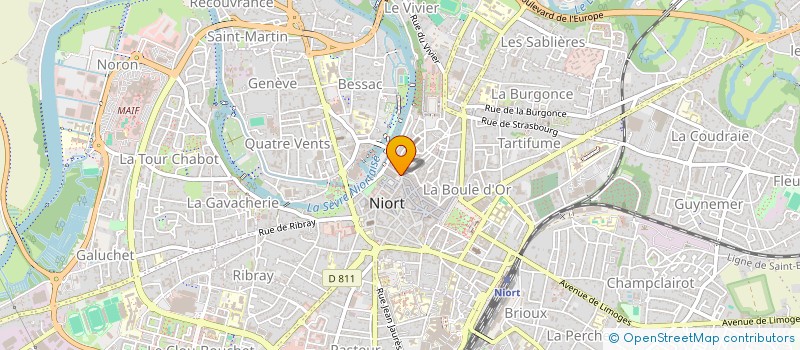 localisation de l'entreprise SNC ASEM  NIORT