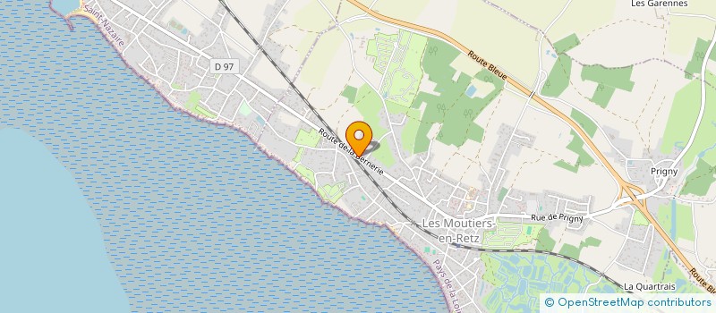 localisation de l'entreprise SNC ATLANTIC JARDIN  LA BERNERIE-EN-RETZ