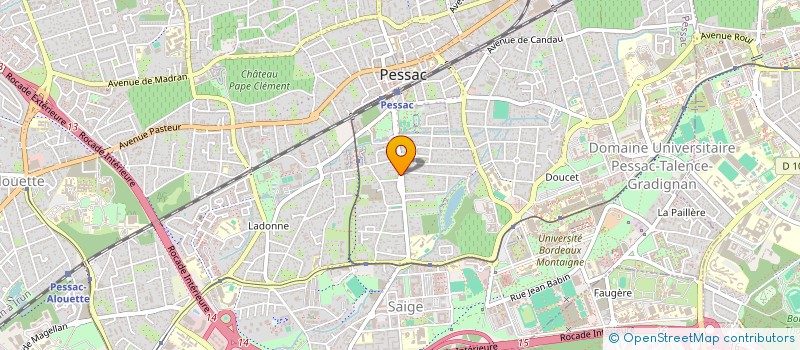 localisation de l'entreprise SNC AU PASSE TEMPS  PESSAC