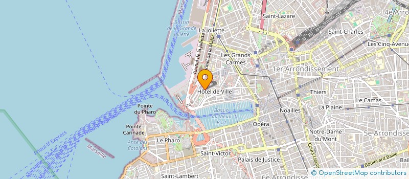 localisation de l'entreprise SNC AU POINT DE VUE  MARSEILLE