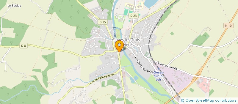 localisation de l'entreprise SNC AU RELAIS DE CLOYES à CLOYES-LES-TROIS-RIVIERES
