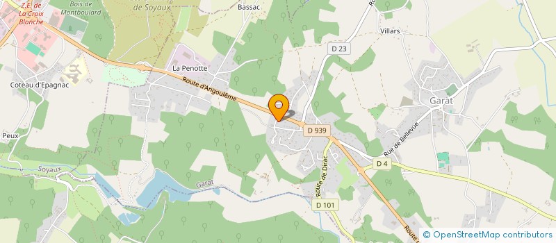localisation de l'entreprise SNC AUDOUIN COUTANT à GARAT