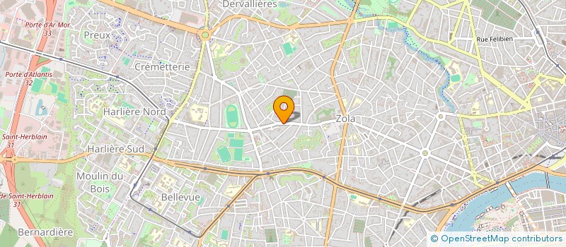 localisation de l'entreprise SNC AURILLAC à NANTES