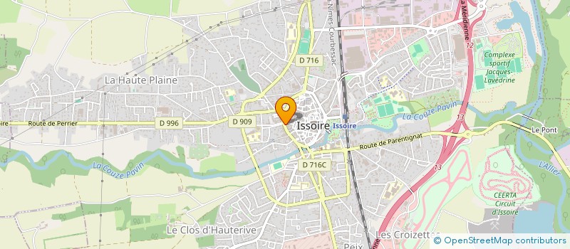 localisation de l'entreprise SNC AUX CHARDONS D AUVERGNE à ISSOIRE