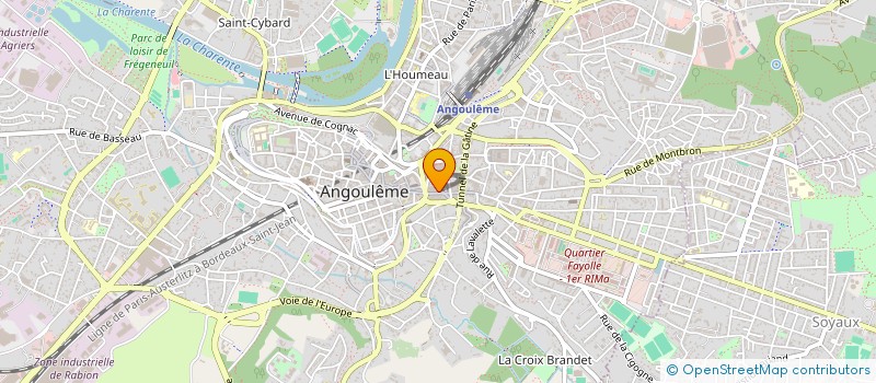 localisation de l'entreprise SNC B.FRAYSSE ET E.LEROUGE à ANGOULEME