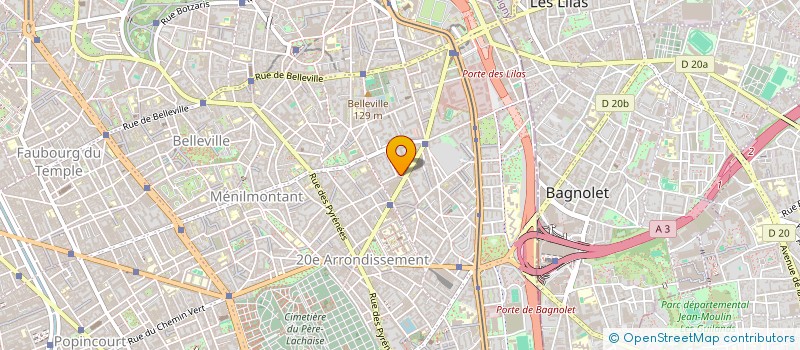 localisation de l'entreprise SNC BABA  PARIS