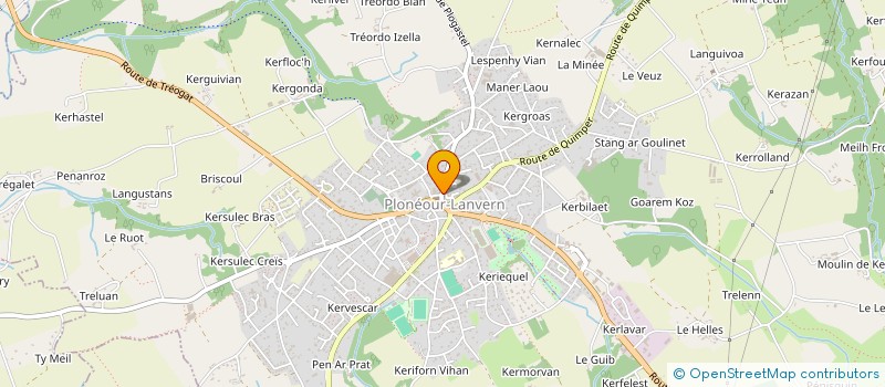 localisation de l'entreprise SNC BABIG  PLONEOUR-LANVERN