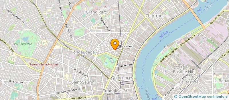 localisation de l'entreprise SNC BACCHUS CONCEPT à BORDEAUX