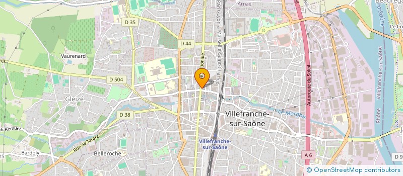 localisation de l'entreprise SNC BAEZA-LUTZ à VILLEFRANCHE-SUR-SAONE