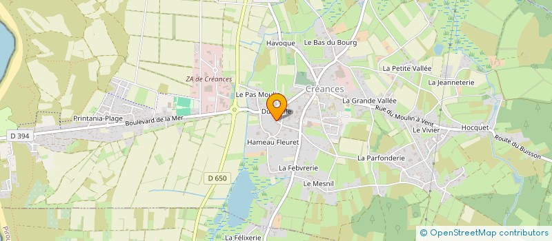 localisation de l'entreprise SNC BAILLEUX  CREANCES