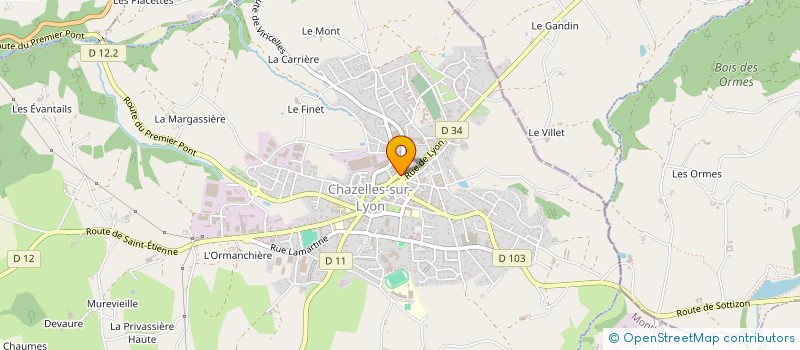 localisation de l'entreprise SNC BALICHARD VILLEMAGNE à CHAZELLES-SUR-LYON