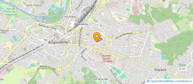 localisation de l'entreprise SNC BANCHEREAU TIPHONNET à ANGOULEME