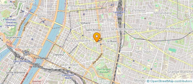 localisation de l'entreprise SNC BARA  LYON