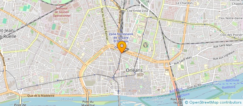 localisation de l'entreprise SNC BARRET ARRAULT BESSON à ORLEANS