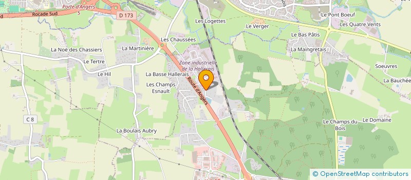 localisation de l'entreprise SNC BAUDIGNECOURT  SAINT-JACQUES-DE-LA-LANDE